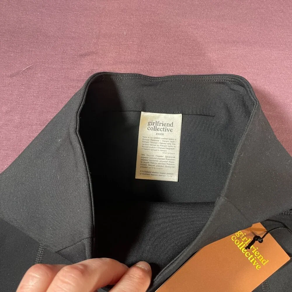 Girlfriend Collective Extra High Rise Leggings in Black - Size XS NWT - Picture 5 of 7